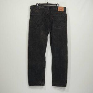 Vintage Levis 505 Regular Fit Straight Leg  Black Jeans  Men's Actual Size 40X31